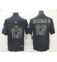 Nike Browns 13 Odell Beckham Jr Black Gold Vapor Untouchable Limited Jersey