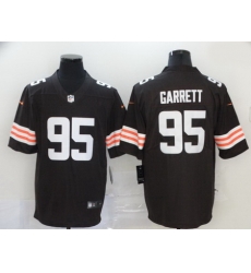 Nike Browns 95 Myles Garrett Brown 2020 New Vapor Untouchable Limited Jersey