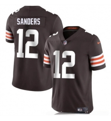 Youth Cleveland Browns 12 Shedeur Sanders Brown 2025 Draft Vapor Untouchable Limited Stitched Football Jersey Youth Cleveland Browns 12 Shedeur Sanders Brown 2025 Draft Vapor Untouchable Limited Stitched Football Jersey