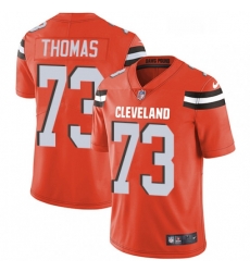 Youth Nike Cleveland Browns 73 Joe Thomas Orange Alternate Vapor Untouchable Limited Player NFL Jersey