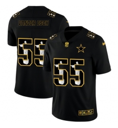 Cowboys 55 Leighton Vander Esch Black Jesus Faith Edition Limited Jersey