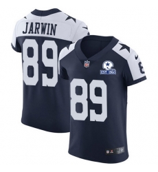 Nike Cowboys 89 Blake Jarwin Navy Blue Thanksgiving Men Stitched With Established In 1960 Patch NFL Vapor Untouchable Throwback Elite Jersey