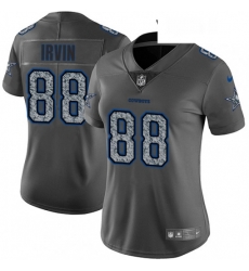 Womens Nike Dallas Cowboys 88 Michael Irvin Gray Static Vapor Untouchable Limited NFL Jersey