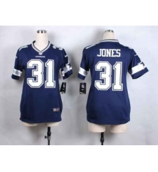 nike women nfl jerseys dallas cowboys 31 jones blue[nike]