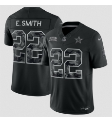 Youth Dallas Cowboys  22 Emmitt Smith Black 2026 Salute to Service Limited Stitched Football Jersey