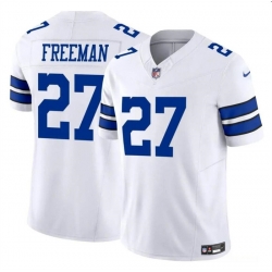 Youth Dallas Cowboys 27 Royce Freeman White 2023 F U S E Vapor Untouchable Limited Stitched Football Jersey