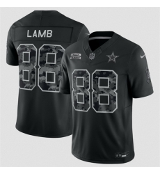 Youth Dallas Cowboys  88 CeeDee Lamb Black 2026 Salute to Service Limited Stitched Football Jersey