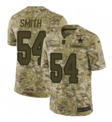 Youth Nike Dallas Cowboys 54 Jaylon Smith Limited Camo 2018 Salute to Service NFL Jersey