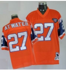 Denver Broncos 27 STEVE ATWATER orange Throwback Jerseys