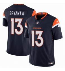 Men Denver Broncos 13 Pat Bryant II Blue 2025 Draft F U S E Vapor Limited Stitched Football Jersey