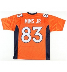 Men Denver Broncos Marvin Mims Jr. #83 orange Stitched Jersey