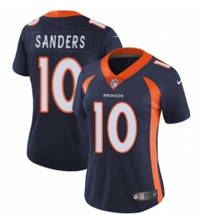 Nike Broncos #10 Emmanuel Sanders Blue Alternate Womens Stitched NFL Vapor Untouchable Limited Jersey