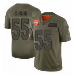 Youth Denver Broncos 55 Bradley Chubb Limited Camo 2019 Salute to Service Football Jersey