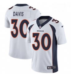 Youth Nike Denver Broncos 30 Terrell Davis Elite White NFL Jersey