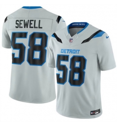 Men Detroit Lions 58 Penei Sewell Silver 2026 F U S E Rivalries Collection Limited Stitched Football Jersey Men Detroit Lions 58 Penei Sewell Silver 2026 F U S E Rivalries Collection Limited Stitched Football Jersey