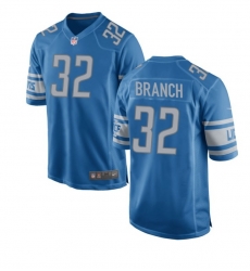 Men Lions #32 Branch Blue Vapor Limited Stitched Jersey