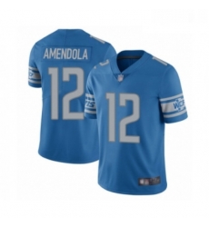 Youth Detroit Lions 12 Danny Amendola Blue Team Color Vapor Untouchable Limited Player Football Jersey