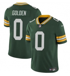 Men Green Bay Packers 0 Matthew Golden Green 2025 Vapor Untouchable Limited Stitched Football Jersey