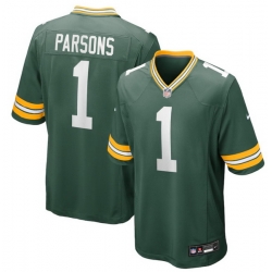 Youth Green Bay Packers Micah Parsons #1 Green Nike F U S E Stitched NFL Jersey