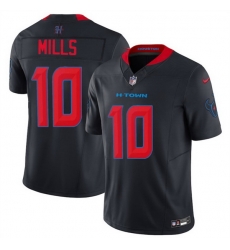 Men Houston Texans 10 Davis Mills Navy 2nd Alternate 2025 F U S E Vapor Limited Stitched Football Jersey Men Houston Texans 10 Davis Mills Navy 2nd Alternate 2025 F U S E Vapor Limited Stitched Football Jersey