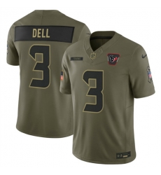 Men Houston Texans 3 Tank Dell Olive 2025 F U S E Salute to Service Limited Stitched Football Jersey Men Houston Texans 3 Tank Dell Olive 2025 F U S E Salute to Service Limited Stitched Football Jersey