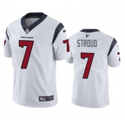 Men Houston Texans 7 C J  Stroud White Vapor Untouchable Stitched Football Jersey