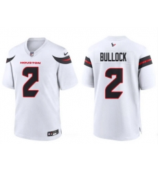 Men Houston Texans Calen Bullock #2 Limited White Stitched Jersey