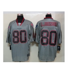 Nike Houston Texans 80 Andre Johnson Grey Elite Lights Out NFL Jersey