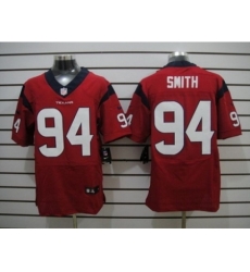 Nike Houston Texans 94 Antonio Smith Red Elite NFL Jersey