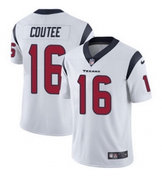 Nike Texans #16 Keke Coutee White Mens Stitched NFL Vapor Untouchable Limited Jersey