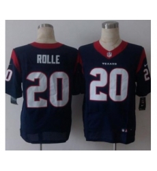 nike nfl jerseys houston texans 20 rolle blue[Elite][rolle]