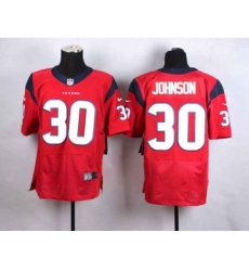 nike nfl jerseys houston texans 30 johnson red[Elite]