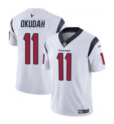 Youth Houston Texans 11 Jeff Okudah White Vapor Untouchable Limited Stitched Football Jersey