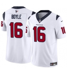 Youth Houston Texans 16 Tim Boyle White 2024 F U S E Vapor Untouchable Limited Stitched Football Jersey