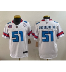 Youth Houston Texans  51 Will Anderson Jr  2026 25th Anniversary Patch F U S E   HOUSTON US  Rivalries Collection Limited Stitched Football Jersey