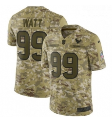 Youth Nike Houston Texans 99 JJ Watt Limited Camo 2018 Salute to Service NFL Jersey