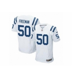 Nike Indianapolis Colts 50 Jerrell Freeman white Elite NFL Jersey