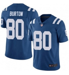 Nike Indianapolis Colts 80 Trey Burton Royal Vapor Untouchable Limited Jersey