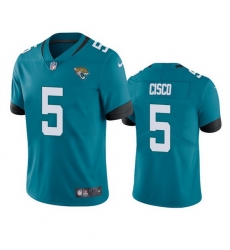 Men's Jacksonville Jaguars #5 Andre Cisco Teal Vapor Untouchable Limited Stitched Jersey