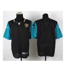 Nike Jacksonville Jaguars Blank Black Elite NFL Jersey