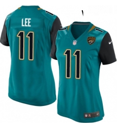 Womens Nike Jacksonville Jaguars 11 Marqise Lee Game Teal Green Team Color NFL Jersey