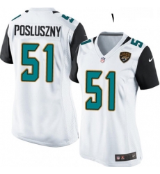 Womens Nike Jacksonville Jaguars 51 Paul Posluszny Game White NFL Jersey