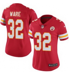 Nike Chiefs #32 Spencer Ware Red Womens Stitched NFL Limited Rush Jersey