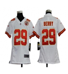 Nike Chiefs #29 Eric Berry White Youth Stitched NFL Elite Jersey