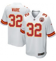 Nike Chiefs #32 Spencer Ware White Youth Stitched NFL Elite Jersey