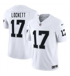 Men Las Vegas Raiders 17 Tyler Lockett White 2025 F U S E Vapor Untouchable Limited Stitched Football Jersey Men Las Vegas Raiders 17 Tyler Lockett White 2025 F U S E Vapor Untouchable Limited Stitched Football Jersey