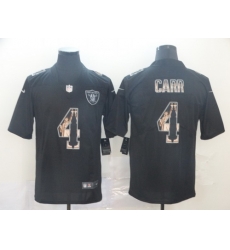 Raiders 4 Derek Carr Black Statue Of Liberty Limited Jersey