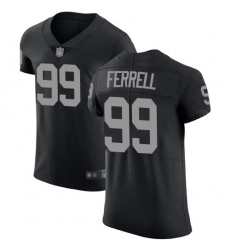 Raiders 99 Clelin Ferrell Black Team Color Men Stitched Football Vapor Untouchable Elite Jersey