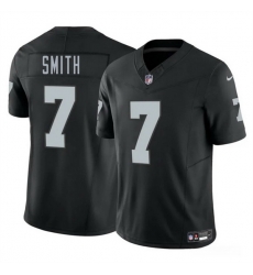 Youth Las Vegas Raiders 7 Geno Smith Black 2025 F U S E  Stitched Football Jersey