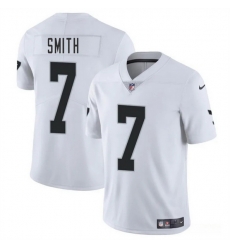 Youth Las Vegas Raiders 7 Geno Smith White 2025 Vapor Stitched Football Jersey Youth Las Vegas Raiders 7 Geno Smith White 2025 Vapor Stitched Football Jersey